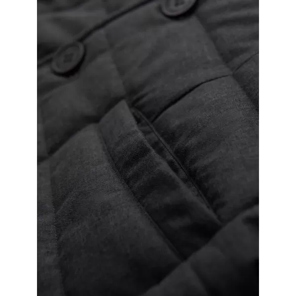  Pánská vesta OMBRE OM-JAVJ-0275 GRAPHITE MELANGE 