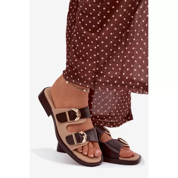  Dámské nazouváky BOTO DANELLE 41337 COFFEE/BEIGE 