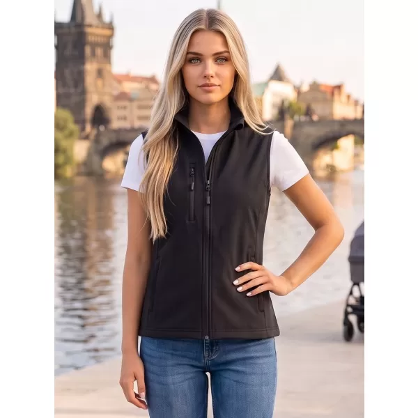  Dámská softshellová vesta ALTISPORT NoPrint NP/ALW965 EBONY GRAY 