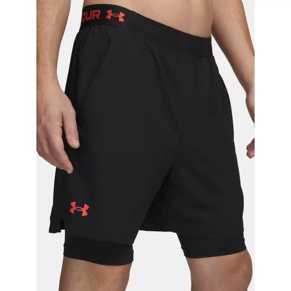  Pánské kraťasy UNDER ARMOUR VANISH WOVEN 2IN1 STS 1373764-008 ČERNÁ 