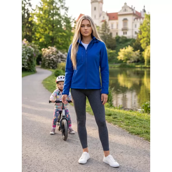  Dámská softshellová bunda ALTISPORT NoPrint NP/ALW945 KRÁLOVSKY MODRÁ 