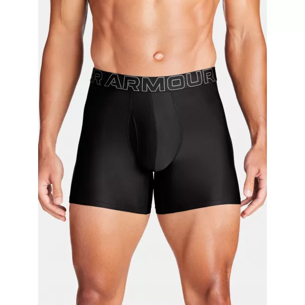  Pánské boxerky UNDER ARMOUR M UA PERF TECH 6IN (3KS) 1383878-001 ČERNÁ 