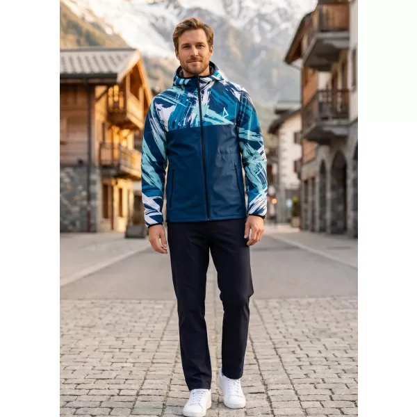  Pánská softshellová bunda premium ALTISPORT VOJ/ALM039JACK01 NÁMOŘNÍ MODRÁ 