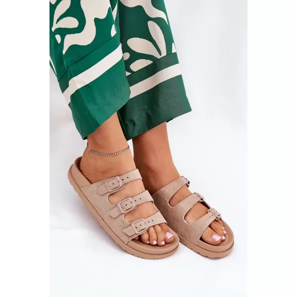  Dámské pantofle BOTO ULIRI 36079 KHAKI 