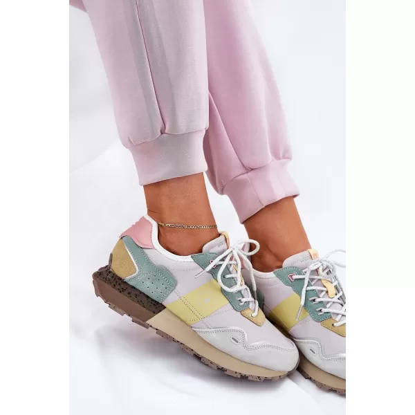  Dámské boty BIG STAR RR274244 YELLOW/GREY 