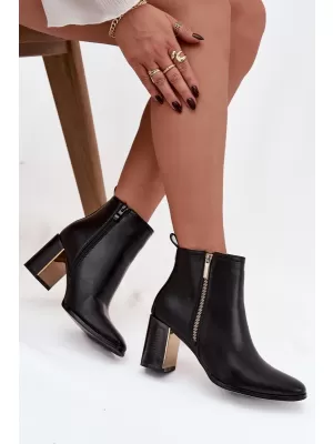 Dámské boty na podpatku BOTO CAMILYN 40569 BLACK