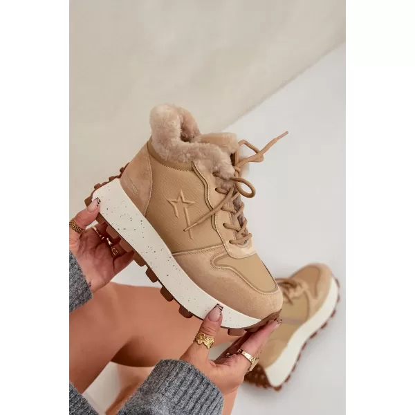  Dámské boty BIG STAR OO274A330 BEIGE 