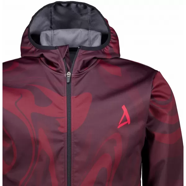  Pánská softshellová bunda premium ALTISPORT VOJ/ALM072JACK01 WINE/RED 