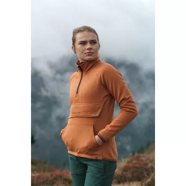  Dámská mikina NORDBLANC INEFFABLE NBSLS8226 HNĚDÁ 
