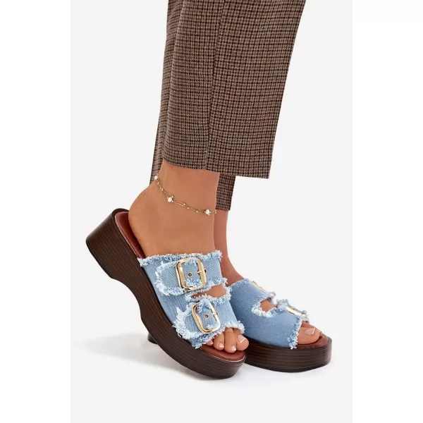  Dámské pantofle BOTO RENELISSE 41325 LIGHT BLUE 