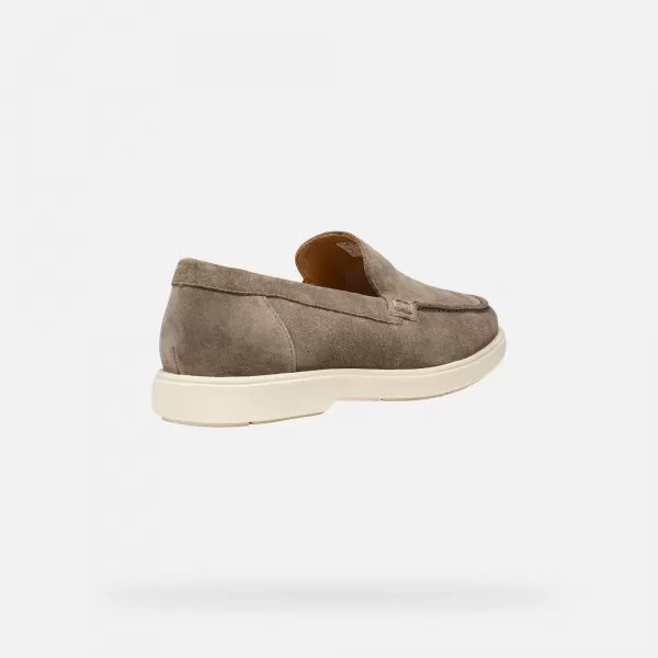  Pánské mokasíny GEOX SPHERICA EC17 G014394 ŠEDÁ 