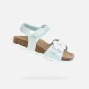 Dívčí sandály GEOX CHALKI B552RD000NFC4070 TYRKYSOVÁ