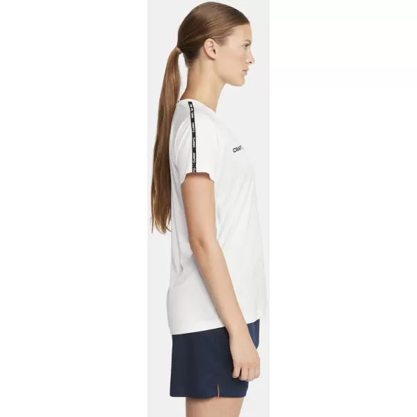  Dámské kontrastní sportovní tričko CRAFT TW Squad Go Contrast Jersey W BÍLÁ 