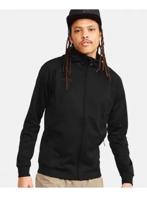 Pánská bunda s kapucí CRAFT Corp. ADV Unify Hoodie Jacket M ČERNÁ