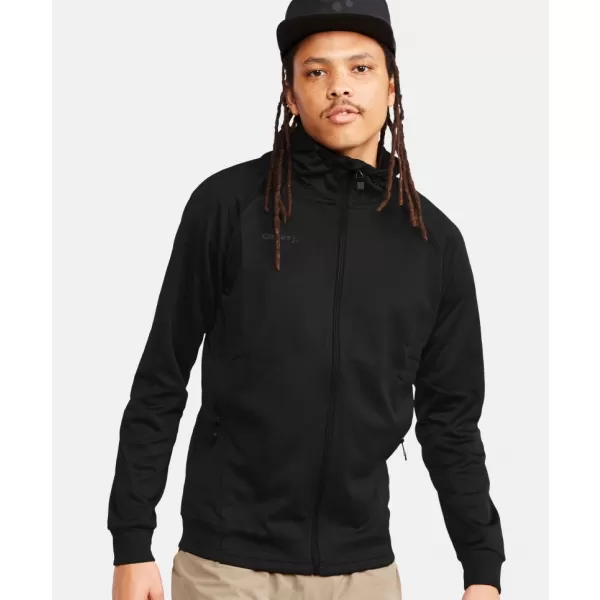  Pánská bunda s kapucí CRAFT Corp. ADV Unify Hoodie Jacket M ČERNÁ 