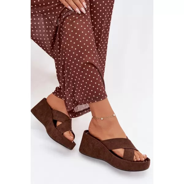  Dámské pantofle BOTO CALORINE 41357 BROWN 