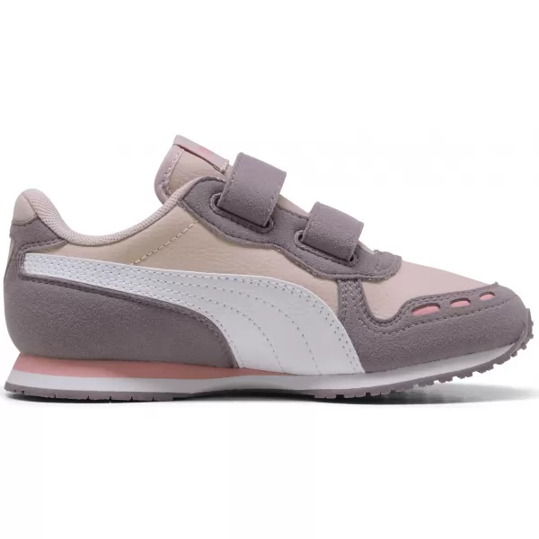  Dětské boty PUMA CABANA RACER SL 20 V PS 383730-22 MAUVE MIST/WHITE/PLUM JAM 