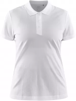 Dámské sportovní polo CRAFT Corp. CORE Unify Polo Shirt W BÍLÁ