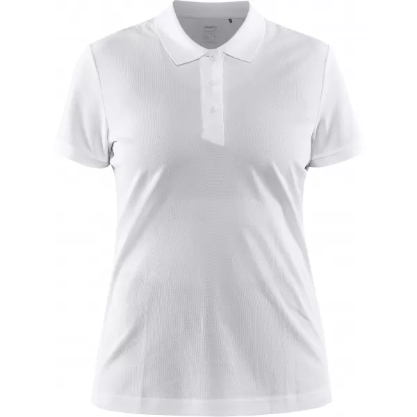  Dámské sportovní polo CRAFT Corp. CORE Unify Polo Shirt W BÍLÁ 
