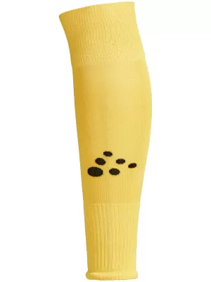 Dětské sportovní štulpny CRAFT TW Squad Sock W-O Foot Solid Jr ŠVÉDSKÁ ŽLUTÁ