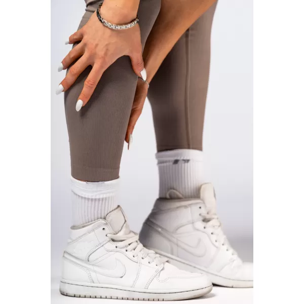  NEBBIA High-waist push-up legíny POWER 888 LIGHT BROWN ASH 