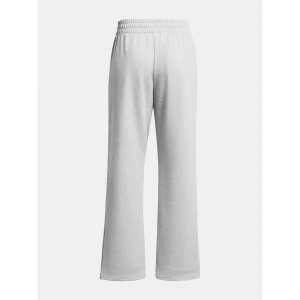  Dámské sportovní kalhoty UNDER ARMOUR UA RIVAL FLC STRAIGHT PANT 1381847-011 ŠEDÁ 