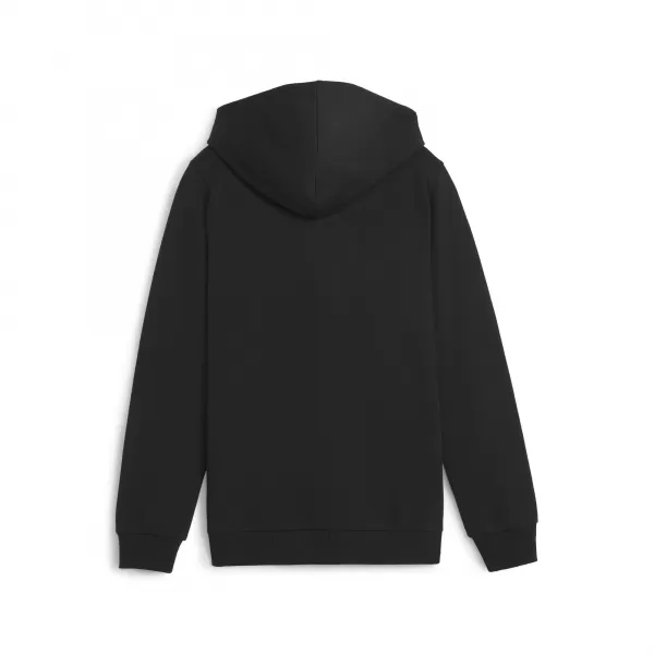  Dětská mikina PUMA TEAMGOAL CASUALS HOODED JKT 658596_03 PUMA BLACK/PUMA WHITE 