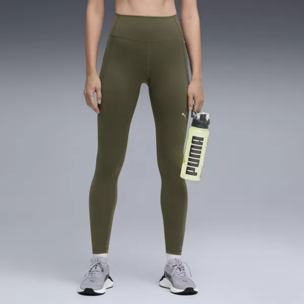  Dámské legíny PUMA W CLOUDSPUN TIGHT - HW FL 527452-70 DARK OLIVE 