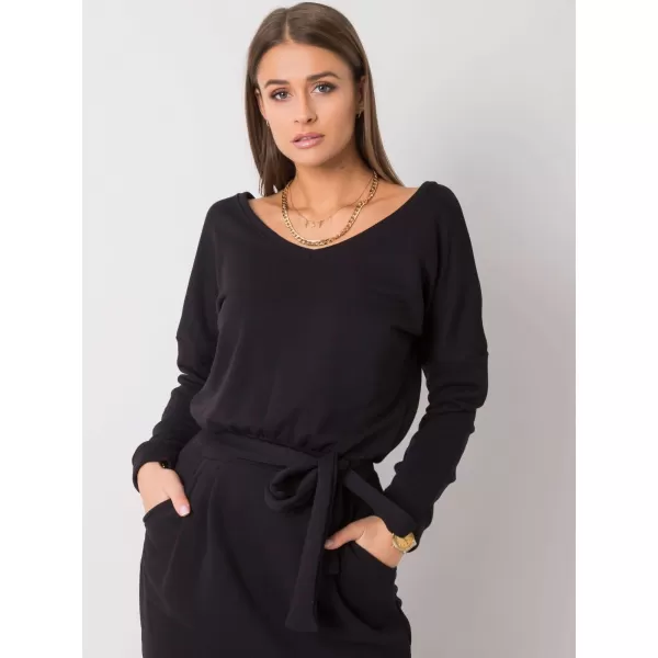 Dámské šaty RUE PARIS RV-SK-6037.18X NOIRE 