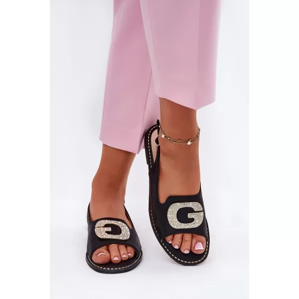  Dámské sandály S.BARSKI KV51-081 BLACK 