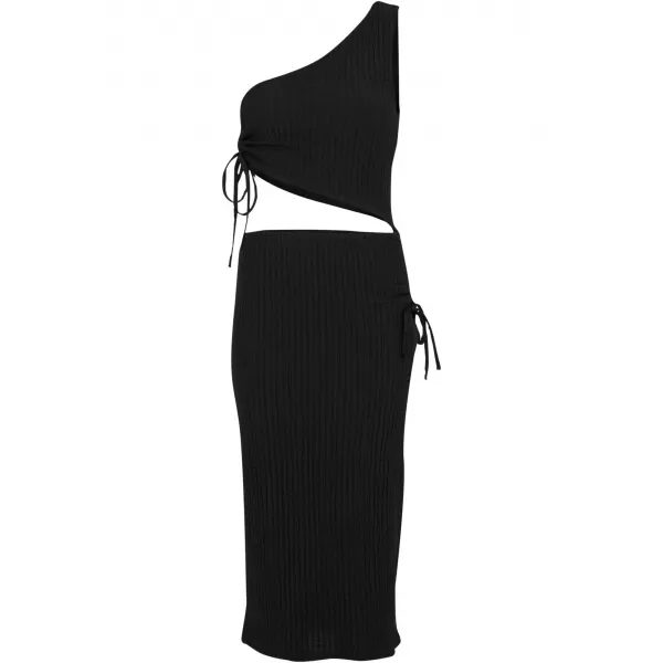  Dámské šaty URBAN CLASSICS TB7706 BLACK 