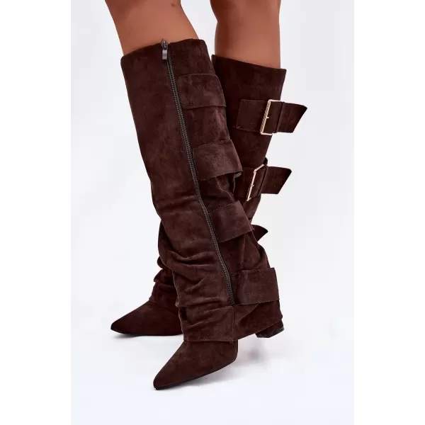  Dámské kozačky BOTO ISAVELLE 40940 BROWN 