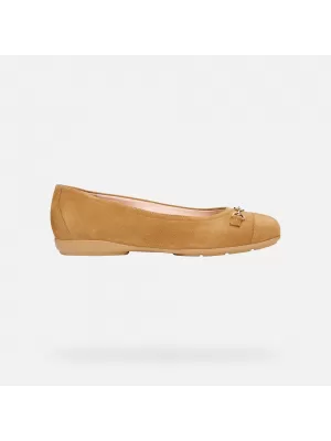 Dámské baleríny GEOX ANNYTAH G012968 HNĚDÁ