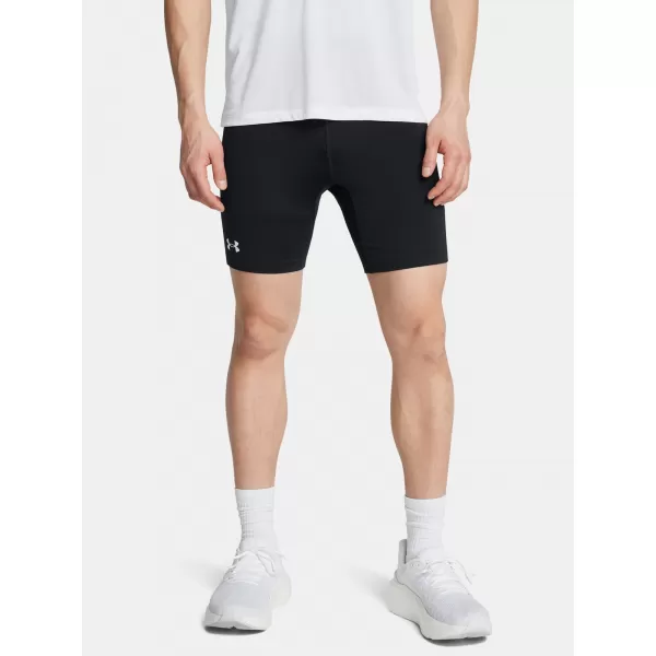  Pánské legíny UNDER ARMOUR UA LAUNCH HALF TIGHTS 1387011-001 ČERNÁ 