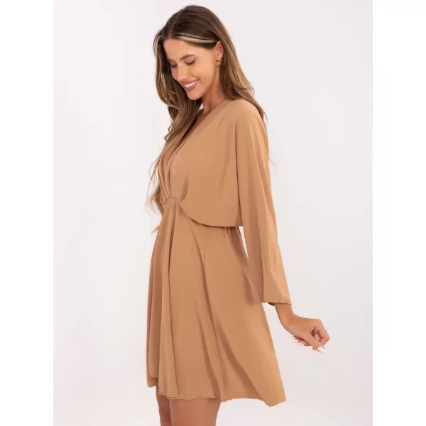  Dámské šaty ITALY MODA DHJ-SK-11981B.19 DARK BEIGE 