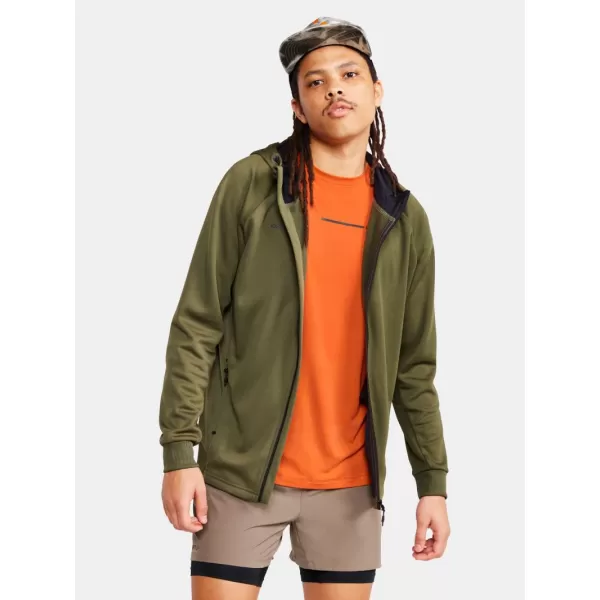  Pánská bunda s kapucí CRAFT Corp. ADV Unify Hoodie Jacket M LESNÍ 