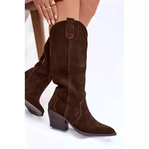  Dámské kozačky BOTO URSELLE 41113 BROWN 
