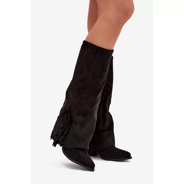  Dámské kozačky BOTO ZALIA 38588 BLACK 
