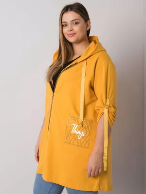 Dámská mikina RELEVANCE RV-BL-6795.84 DARK YELLOW