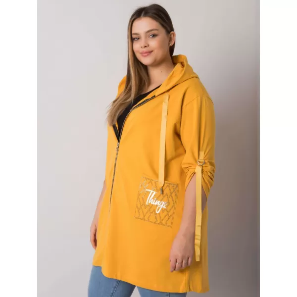  Dámská mikina RELEVANCE RV-BL-6795.84 DARK YELLOW 