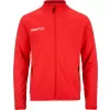 Dětská tréninková bunda CRAFT TW Evolve 2.0 Full Zip Jacket Jr JASNĚ ČERVENÁ