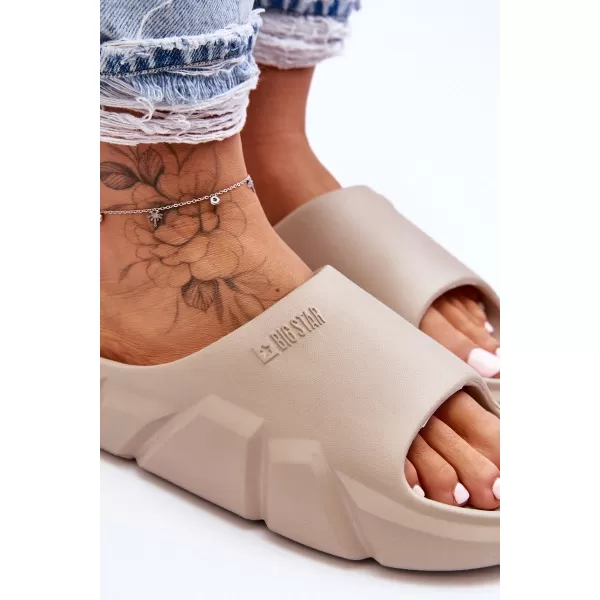  Dámské pantofle BIG STAR LL274593 BEIGE 