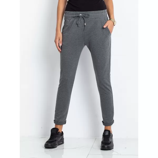  Dámské tepláky BASIC FEEL GOOD RV-DR-3698.09X DARK GREY 