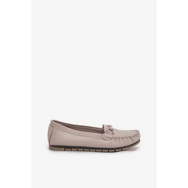  Dámské mokasíny S.BARSKI LR51-547 BEIGE 