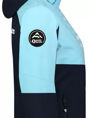 Dámská lyžařská bunda NORDBLANC LILT NBWJL8302 MODRÁ
