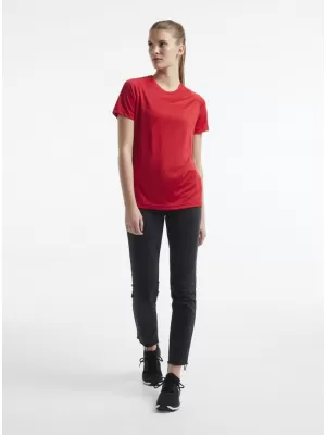 Dámské sportovní tričko CRAFT Corp. CORE Unify Training Tee W JASNĚ ČERVENÁ