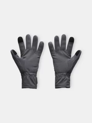 Pánské rukavice UNDER ARMOUR M'S STORM FLEECE GLOVES 6000391-025 ŠEDÁ