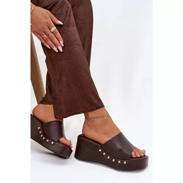  Dámské pantofle BOTO ARIONNE 41252 COFFEE 