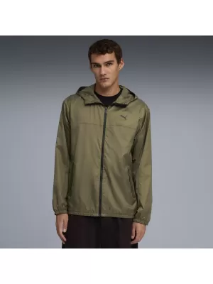 Pánská větrovka PUMA ESS REGULAR WINDBREAKER 684625_81 LODEN GREEN