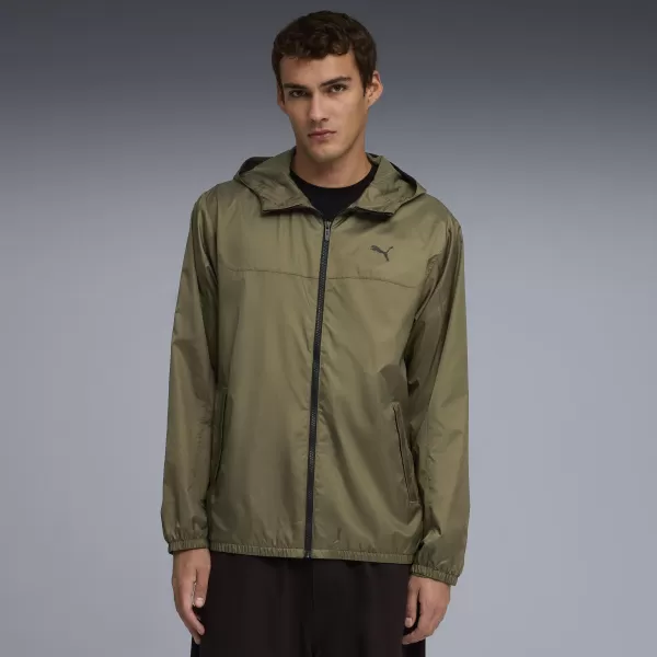  Pánská větrovka PUMA ESS REGULAR WINDBREAKER 684625_81 LODEN GREEN 